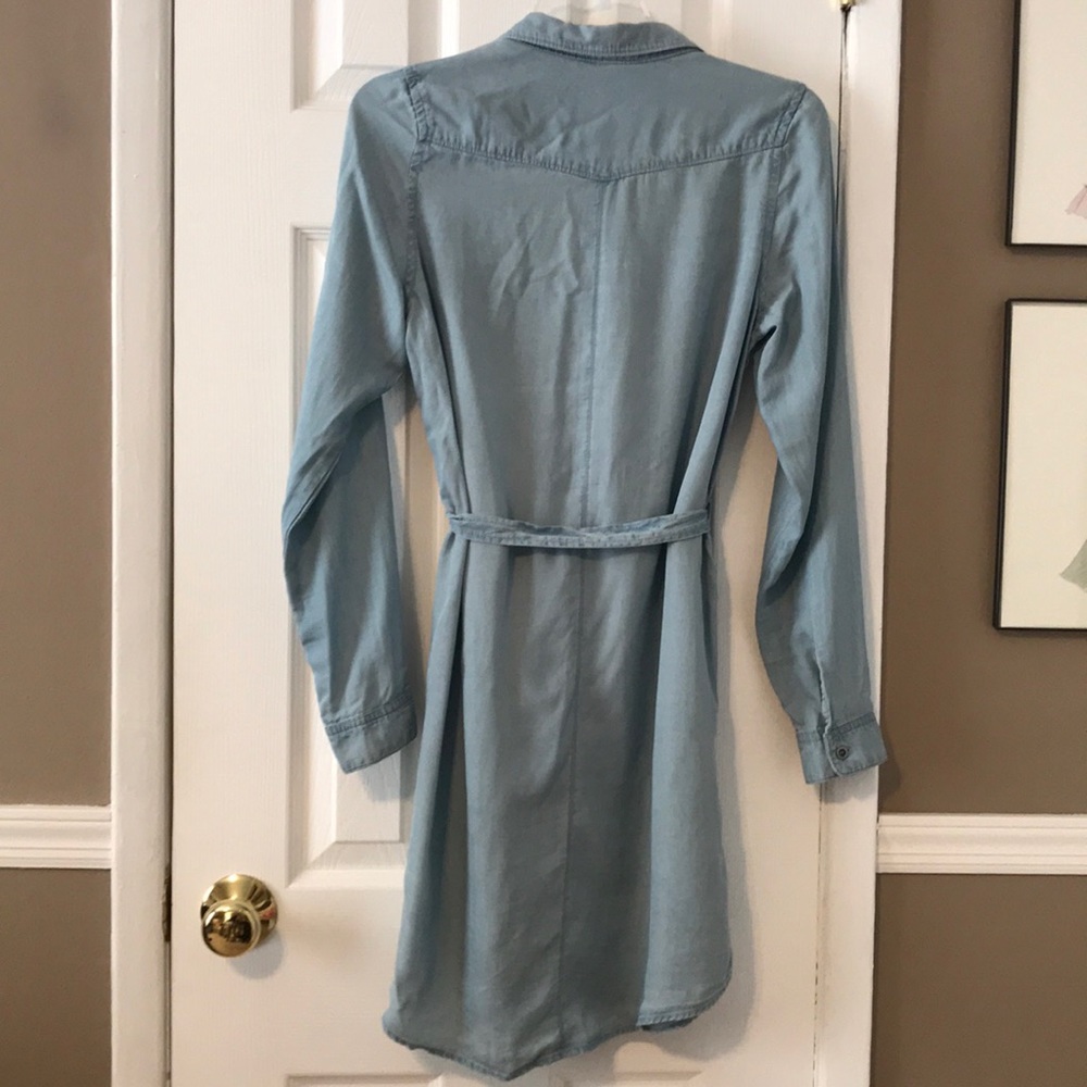 Love Tree Chambray Button Down Dress - image 4